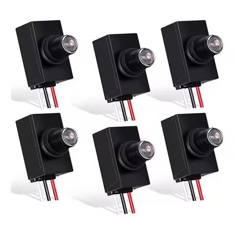 Sale 6 Packs Dusk to Dawn Sensor For Outdoor Lighting 120-277V Photoelectric Switch Photocell Light 
