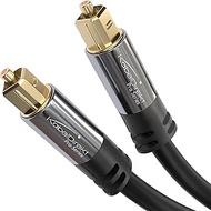 TOSLINK Cable, optical audio cable – 0.5m short Fibre optic lead for soundbars (digital S/PDIF, ster