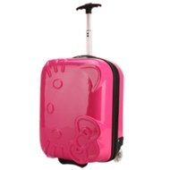 VELLA 18 inch Hello Kitty Travel Bag Suitcase Luggage Kids Bagasi Wheels Beg Baju Budak Holiday Roda