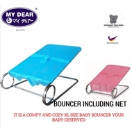 MY DEAR 19006 BABY BOUNCER XL-SIZE CHROME DISMANTLE- ABLE BOUNCER