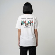 [5.5] Rown Division Short Sleeve T-Shirt || Flockers White T-shirt Baju T Shirt Lelaki