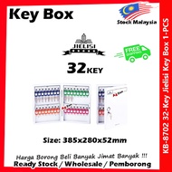 JIELISI Key Box 32Key With KeyChains 32Key Holder Security Key Box #Jielisi #32Key #Key #Box #8702 #