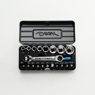 DEEN NO.DNCRBS21 Bit & Hexagonal Socket Ratchet Set