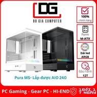Xigmatek PURA MS -MATX computer case - ARGB led strip - Supports 240 AIO dissipation