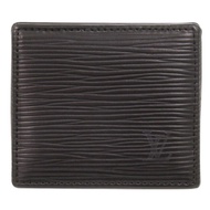 Louis Vuitton Portemonnaie Boite Epi M63692 Black Coin Case Wallet Black LV 1048 [Used] LOUIS VUITTO