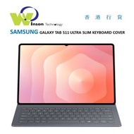 Samsung - (黑色)Galaxy Tab S11 Ultra 薄型鍵盤皮套
