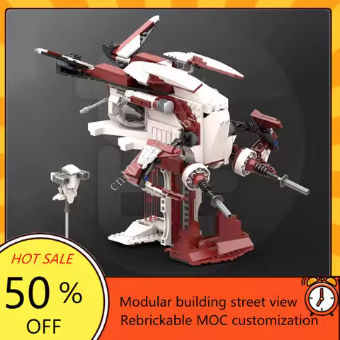 757PCS LAAT-le Police Patrol Gunship Space War Military MOC SpaceShip Battle Model Custom Puzzle DIY
