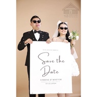 Save The Date board made of high quality Canvas for Wedding Photography, Save The Date for wedding p