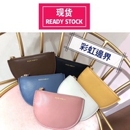 R ROBINMAY-Rainbow Border Genuine Leather Coin Purse