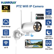 Hawkray PTZ CCTV WiFi IP Camera Outdoor Security Wireless HD Home Tracking Night Vision Surveillance