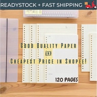 [READY STOCK] B5/A5 REFILL PAPER  Grid Blank Line | REFILL | Diary Journal Notebook Minimalistic 26 