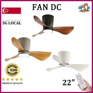 Ceiling Fan With Lights New 22 Inch Inverter Ceiling Fan With LED Lights Bedroom Balcony Power Savin