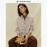 Giordano Woven Long-Sleeve Casual Shirt with Stripes & Assorted Buttons – assorted buttons unique st
