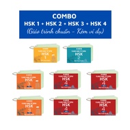 Chinese Vocabulary Flashcard Combo HSK 1 + HSK 2 + HSK 3 + HSK 4 - Standard Textbook (1200 words)