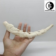 pipa rokok once taring iga duyung ukir naga E161