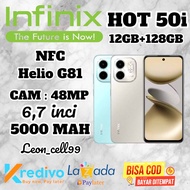 INFINIX HOT 50i NFC ram 12+128 GB gaming prosesor Helio G81 GARANSI RESMI 1 TAHUN