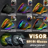 (VISOR) Gracshaw Visor G919i Glazzo V919i Animalia Dualtone Mono Plain VISOR TSR G919 Visor 100% Ori