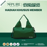 HIJAU Green Gym Bag Large Green Bag Two Way Carry Bag Large Travel Bag with lots of pockets Hanke Or