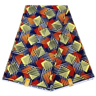 African Fabric 100% Polyester Kente Cloth by The Yard1 Yards African American Ankara Print Wax Fabri