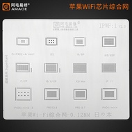 【CW】 Amaoe WIFI IC Chip BGA Reballing Stencil For Iphone 6 6S 6SP 7 7P 8G 8P XR XS Max 11 Mini 2 IPAD 5 PRO WLAN Tin Plant Net