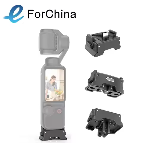 For DJI Osmo Pocket 3 PULUZ Plastic Quick-Release Charging Adapter Base