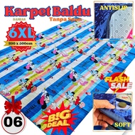 Karpet Baldu 6XL 200 X 300 CM Super Big Size FOTON Korean Tatami Carpet Rugs 7mm Hall Area Bedroom D