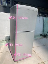雪櫃 Mitsubishi Electric 三菱電機 雙門 121cm高 128公升 細細個 MR-F15C 二手電器 清倉大減價 最新款 貨到付款 精選貨品 襟用款 好物推介 洗衣機 二手雪櫃 搬