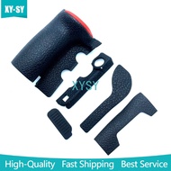 5pcs / Set of New For Nikon D850 Body Rubber Grip + Bottom + Rear Thumb + Front Side Leather Cover C