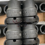 Maxpower IMPACT SOCK KEY 6PT 3/4" 21MM / IMPACT SOCKET 3/4" 21 MM