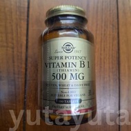 😀👌Solgar Vitamin B1 維他命b1 500mg 100粒 
或可能有助於柏金遜症🌹