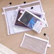 A6 A5 A4 Waterproof Multipurpose Transparent Mesh Zipper Document Folder File Folder
