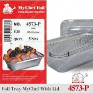 Foil Tray Mychef 4573-P 5Set With Lid