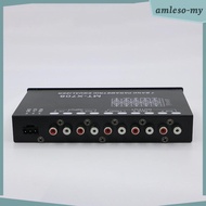 [AmlesoMY] 7 Band Car Equalizer Subwoofer GAIN Control Car Stereo Tone Control 7 Band Parametric Equ