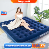 LG Kasur Angin Queen Biru 203cm x 180cm / Kasur Tiup Air Bed Queen Size / Kasur Tidur Angin