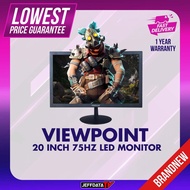 MONITOR VIEWPOINT 24 WIDE LED IPS FRAMELESS MONITOR support VGA HDMI