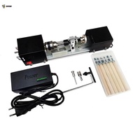 【DOSB】 Speed Adjustable Wood Lathe Machine Portable Tool for Grinding Buddha Pearls high quality