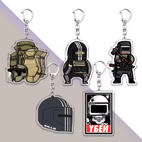 Escape From Tarkov Keychain Accessories Bag Charms Game Keychains Keyrings Jewelry Fans Freinds Gift