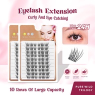 MATA Amy's Diary False Eyelashes 10 Row of Curly &alluring Eyelashes Extension Douyin Manga Looksnat
