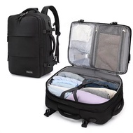 40L Travel backpack Expandable waterproof Carry on backpack Laptop 15.6 inch 旅行包背包 大容量beg galas trav