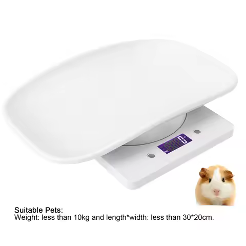 10kg/1g Digital Small Pet Weight Scale for Cats Dogs Measure Tool Electronic Kitchen Scale Pet Scale