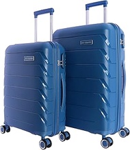 Suitcase Set - Polypropylene Travel Suitcase Set - Cabin Suitcase 55 x 40 x 20 cm and Medium Suitcas