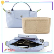 YEW Linner Bag, Storage Bags Felt Insert Bag,  Multi-Pocket Portable Travel Bag Organizer Longchamp Mini Bag