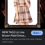liz lisa Gayru tartan dress 200422