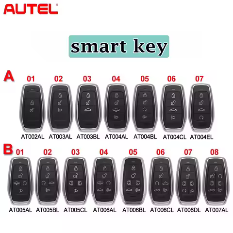 Autel Universal Smart Key AT002AL AT003BL AT004AL/BL/CL/EL AT005CL AT006BL AT007AL Smart Key for Max