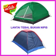Camping Tent Outdoor Khemah Camping 2 Person Hiking Khemah Berkhemah