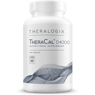 Theralogix TheraCal D4000 - Bone Health Support Supplement with Calcium, Magnesium, Vitamin D3, Vita