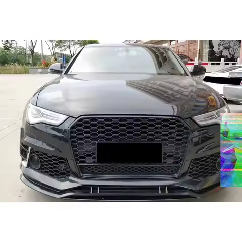 Auto Parts RS6 Style Front Bumper Body Kit With Grille Fit A6 S6 C7 C7.5 2012-2018 Mid-large Sedan E