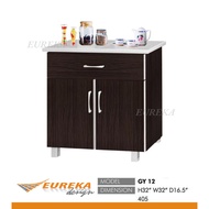 EUREKA 2.5ft Low Kitchen Cabinet/Kabinet Dapur Bawah Drawer