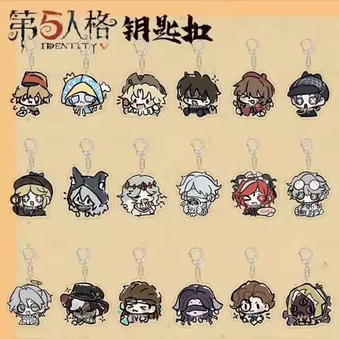 Identity V Eli Clark‌ Edgar Valden Freddy Riley Acrylic Keychain Pendant Collectible Game Peripheral