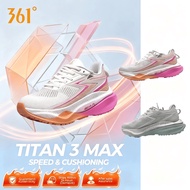 361 Degrees TITAN3MAX Women Running Shoes QUIKFOAM Tech Cushioning Breathable Lightweight Pro Sneake